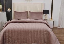 Покрывало 240x260 и 2 наволочки 50х70 Sofi De MarkO Фердинанд коричневое