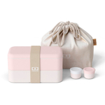 Набор из 2-х соусниц с крышками mb temple, 20 мл, white natural/pink natural