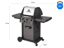 Газовый гриль Broil King Monarch 340, 4 горелки