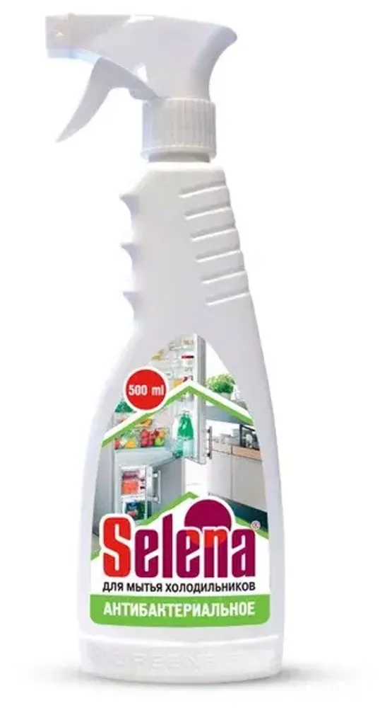 Selena для мытья холодильников дезинфицирующее с распылителем 500 мл.* 12