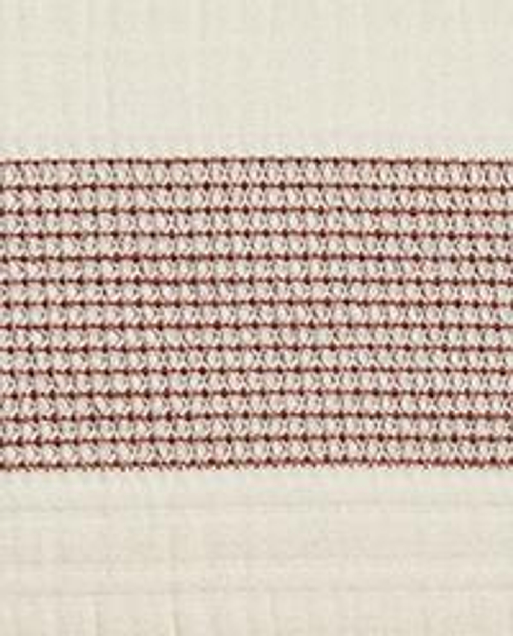Zara Home наволочка декоративная из хлопка, терракотовый, в полоску, 40x40 см