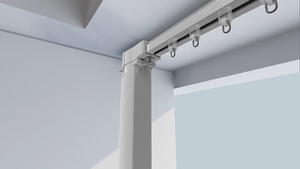 Электрокарниз AM82TV с управлением по радио и пофазно