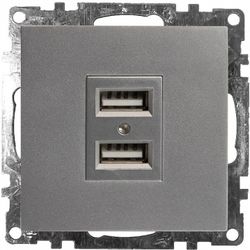 Розетка USB type A без рамки Stekker Катрин 39588