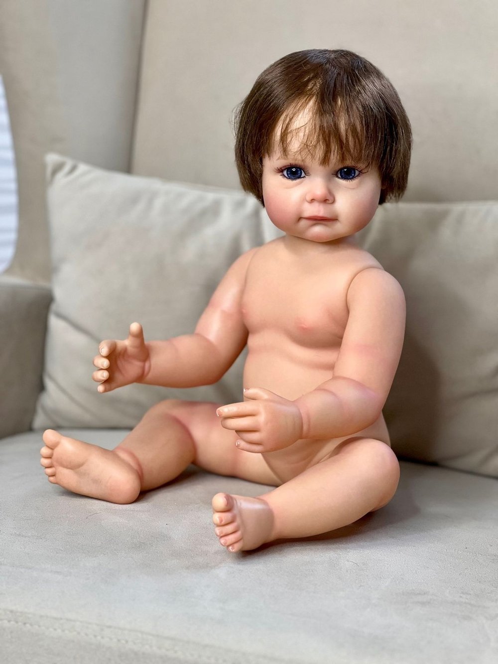 Кукла Реборн виниловая 55см в пакете (FA-039)