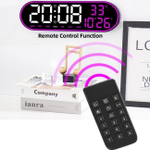 Часы настенные LED MIRROR GH8021 White&Purple