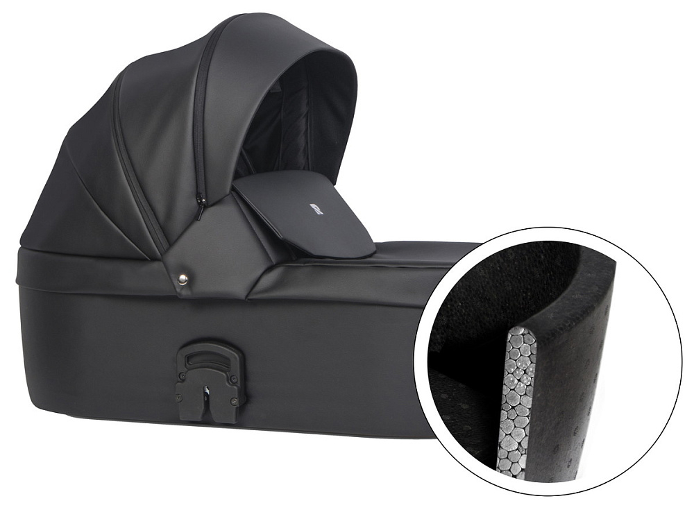 Детская коляска Riko Nano Thermo Ecco 2 в 1 01 Black (черный)