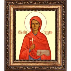 Татиана Гримблит мученица. Икона на холсте.