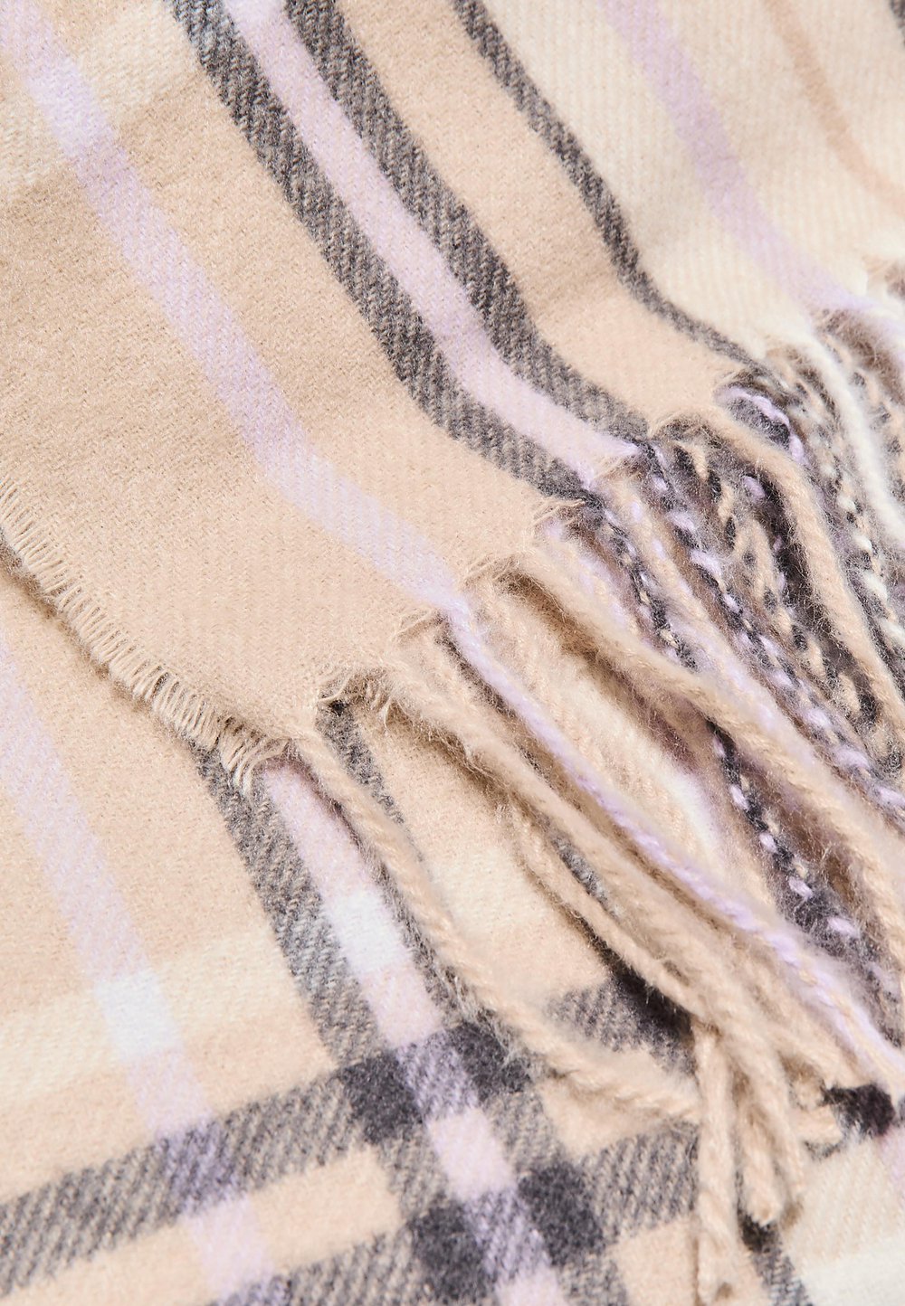 STRADIVARIUS Клетчатый шарф, лиловый