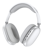 Bluetooth - гарнитура Borofone BO22, накладные, BT5.3, 400mAh Silver