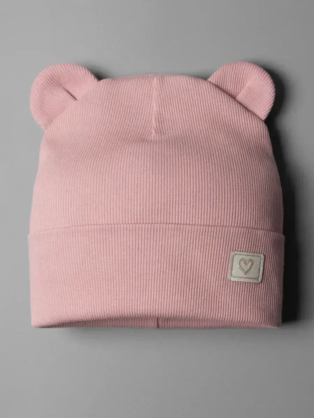 Шапка детская на осень с ушками