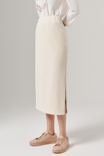 4861 Юбка женская (молочный)