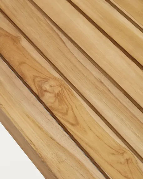 Уличный журнальный столик Forcanera из массива тика 150x71 см