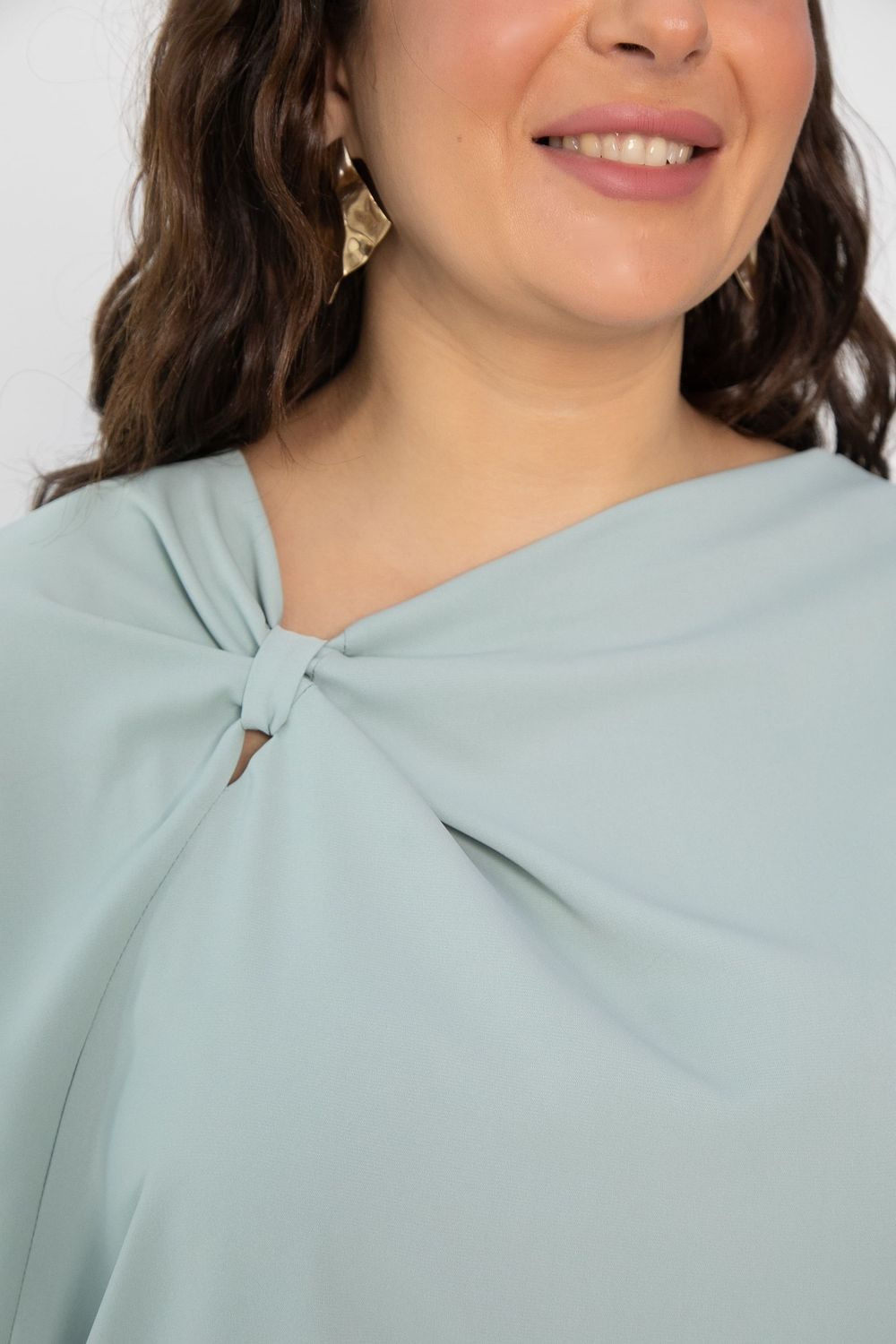 Блуза Марина (оливковая) Б13817-1М LT Collection