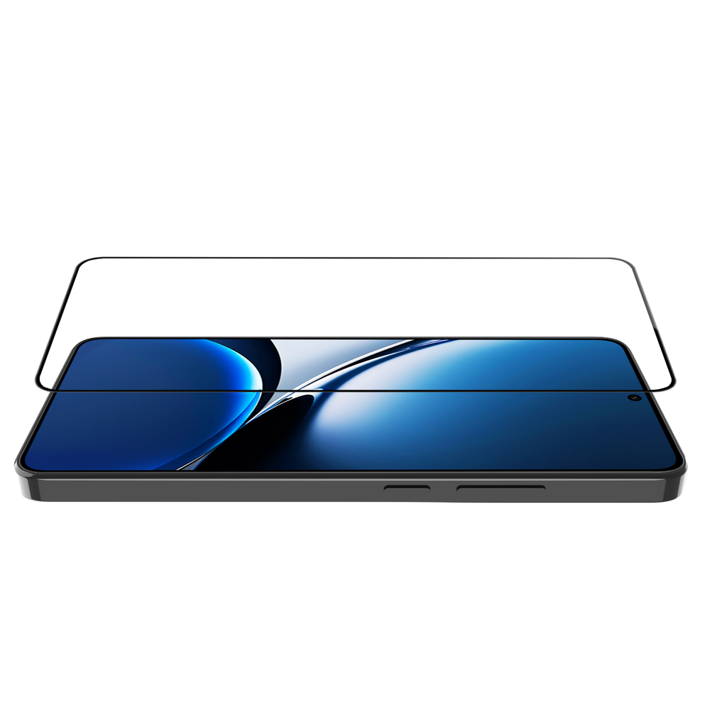 Защитное стекло для Xiaomi Redmi Turbo 4 и Poco X7 Pro, тонкие черные рамками и олеофобное покрытие, G-Rhino