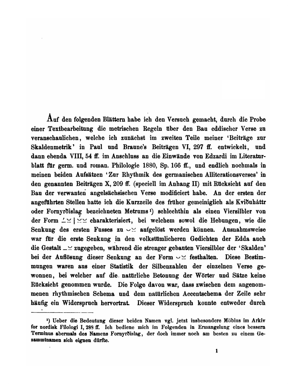 Proben Einer Metrischen Herstellung der Eddalieder | Eduard Sievers