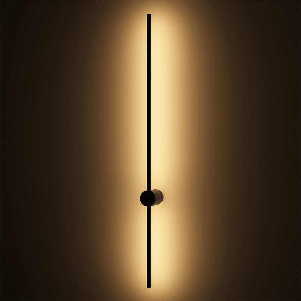 DK5014-BK Бра 1000 мм, 3000К, IP20, 12 Вт, черный, алюминий