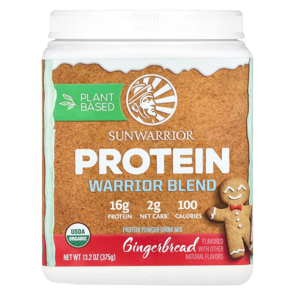 Sunwarrior, Protein Warrior, пряники, 375 г (13,2 унции)