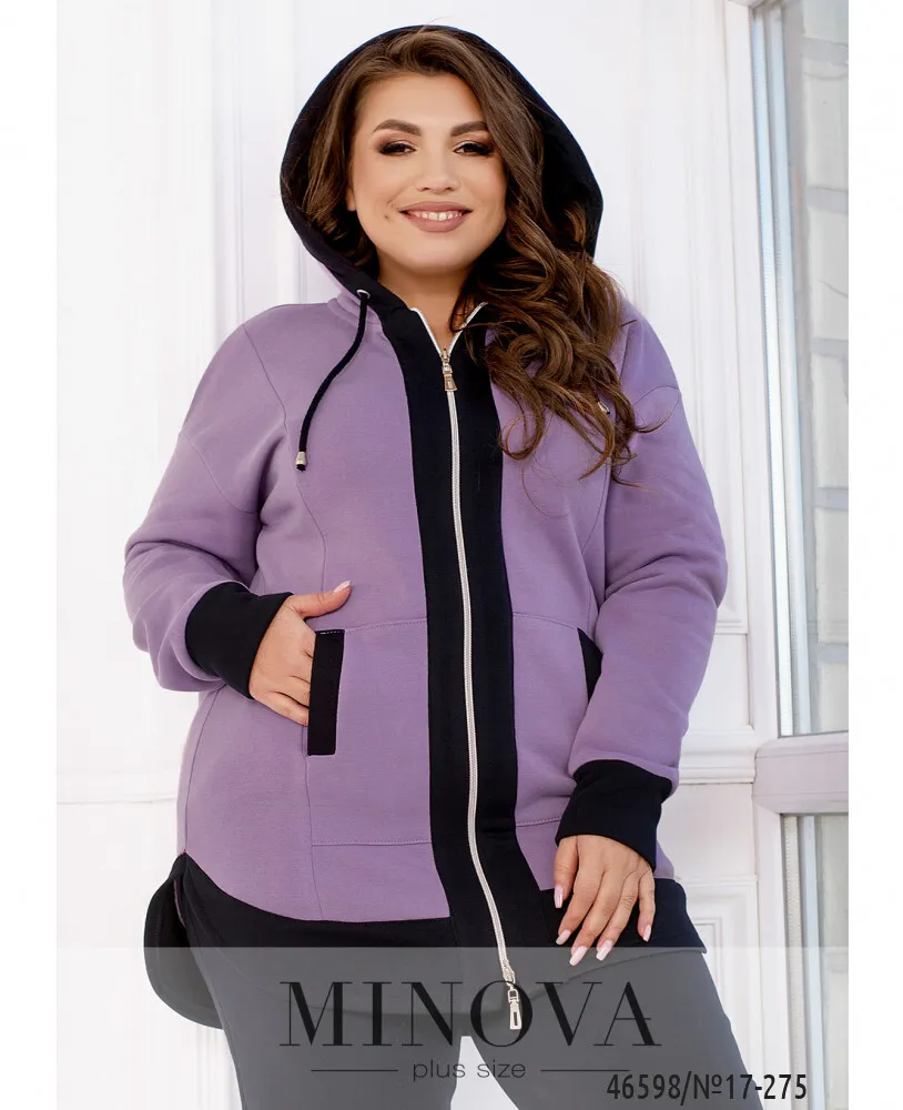 Костюм 17-275-Синий-лаванда Minova