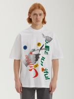 Мужская Футболка Cutting