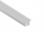 Встраиваемый алюминиевый профиль под шпаклевку,   40х76х2000. Цвет: Белый матовый,  RAL9003,  Серия:DN8ALE