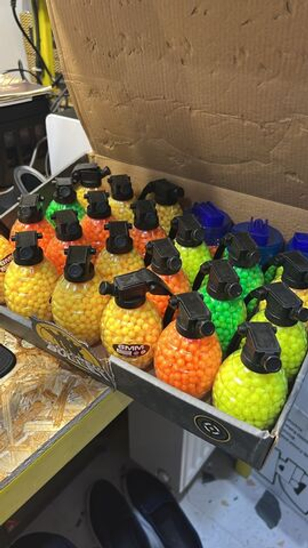 Пульки в гранате