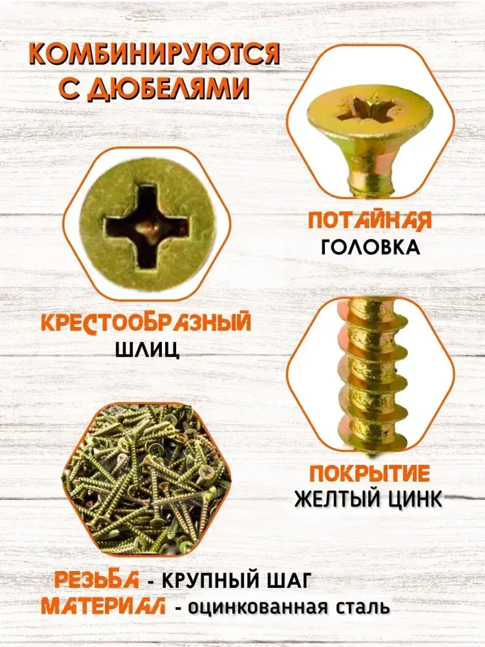 Набор саморезов 4 x 20, 25 мм 600 шт. 1 кг.