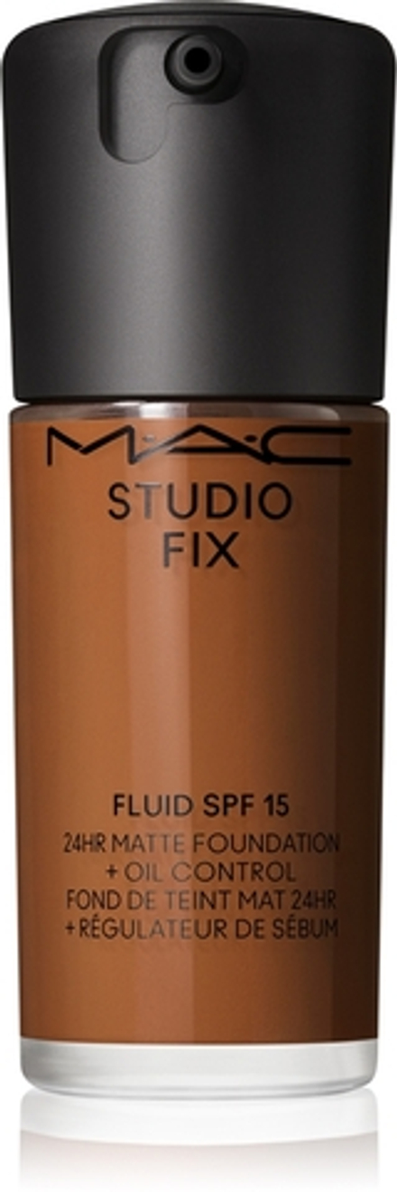 MAC Cosmetics Studio Fix Fluid SPF 15 24HR Matte Foundation + Oil Control - Тональная основа матирующая SPF 15 оттенок NW47, 30 ml