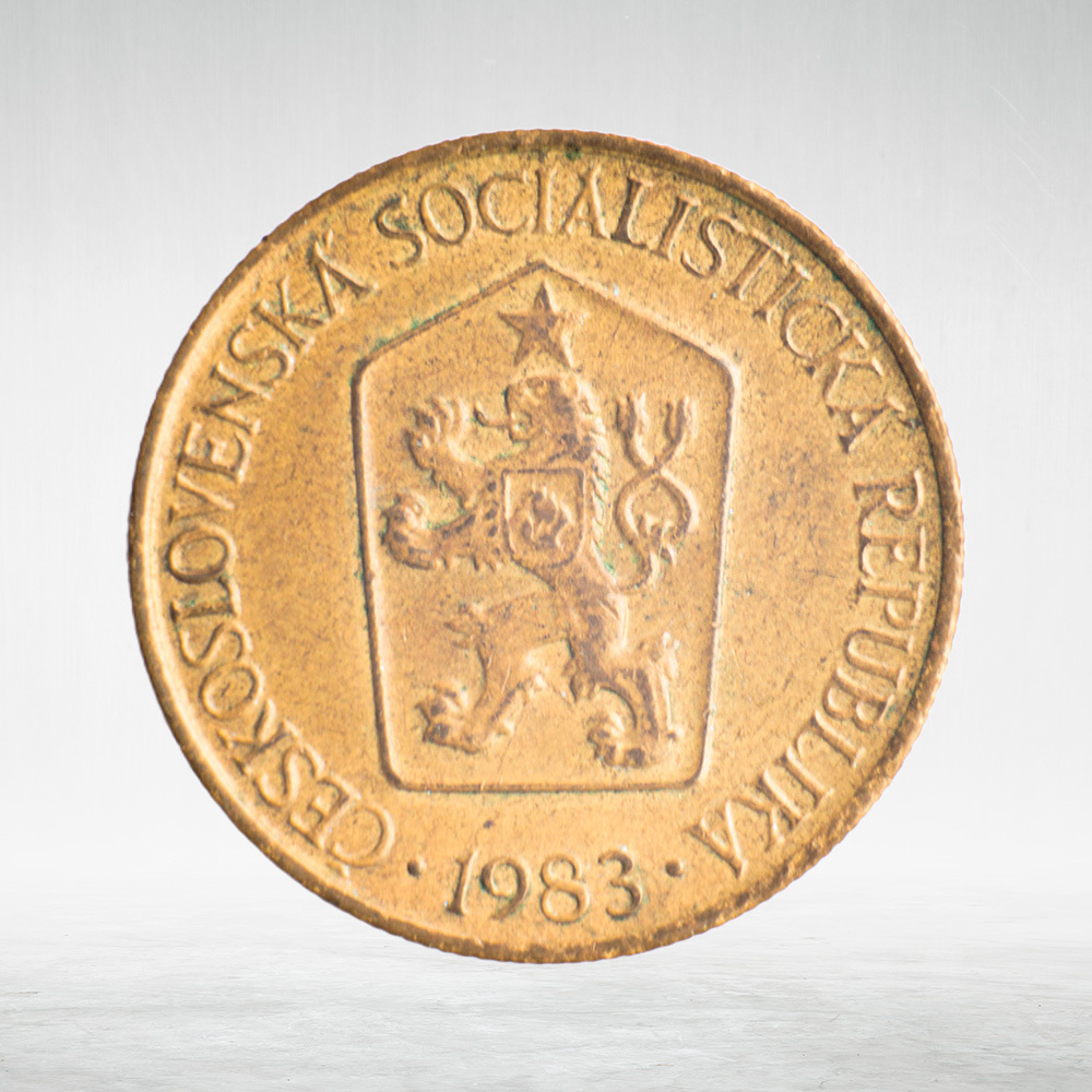Czechoslovakia, 1 Koruna, 1983, VF