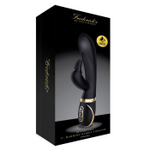 Черный вибратор-кролик с эффектом нагрева Warming Rabbit Vibrator (Цвет: черный)