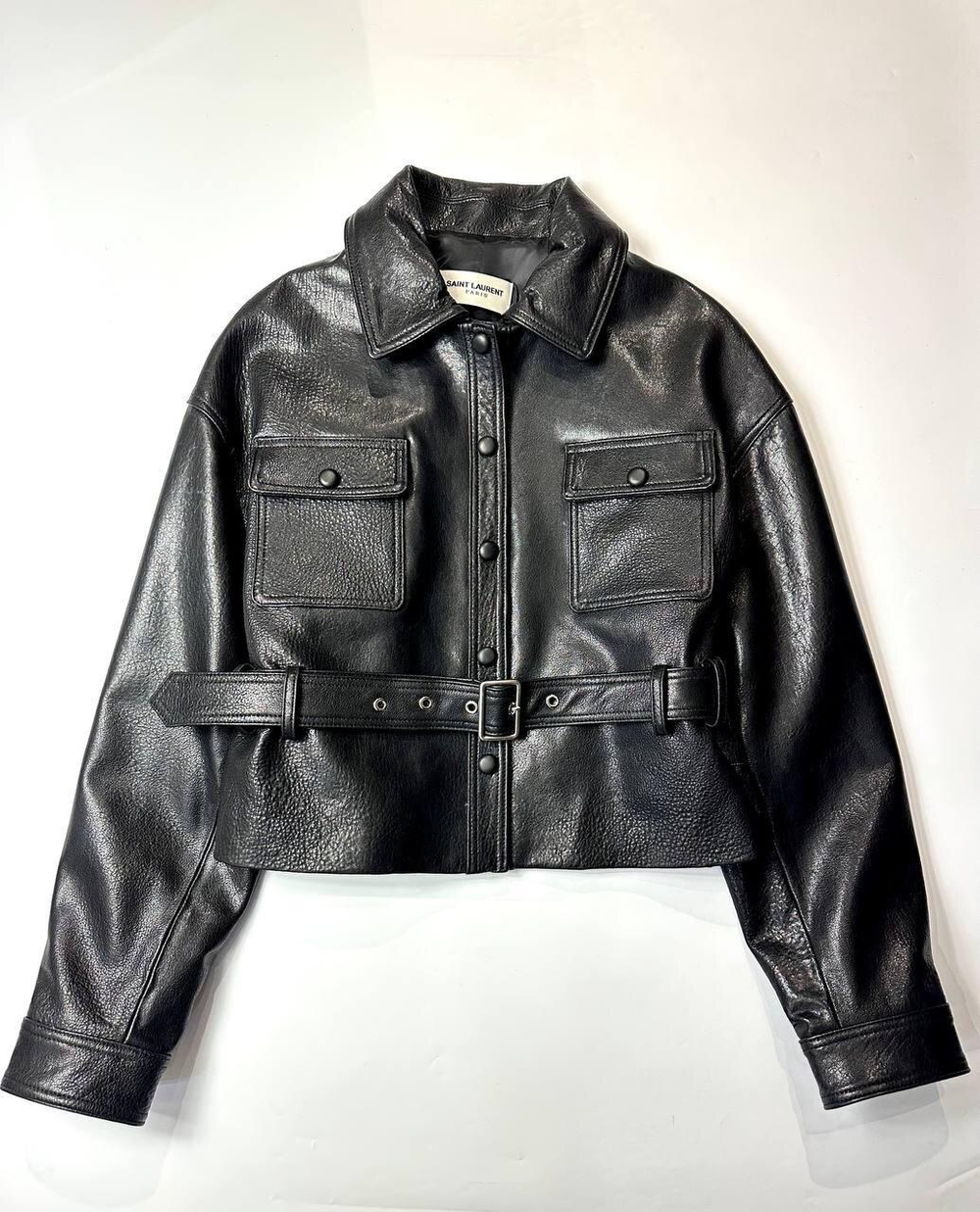 Кожаная куртка Yves Saint Laurent, арт. 477868124