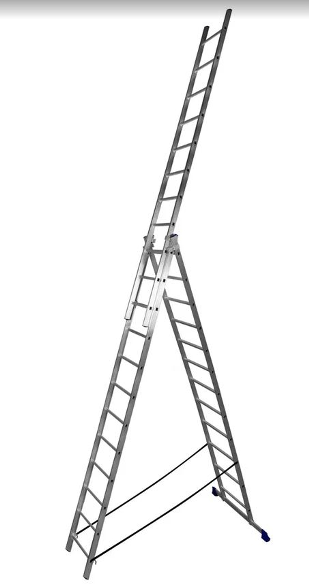 Лестница алюмин.  3секц* 12ступеней (3,42м-5,56м-7,82м) / МОНТАЖНИК