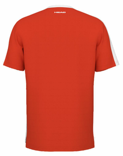 Мужская теннисная футболка Head Slice T-Shirt - orange alert