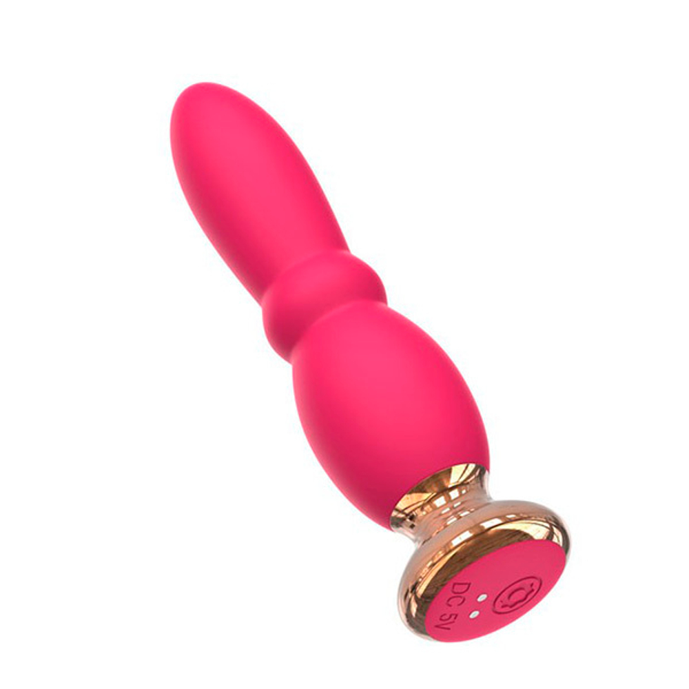 Розовый анальный вибромассажер 14,8см I-Moon Anal Vibrator MY-625