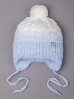 Шапка для мальчика осенняя с завязками