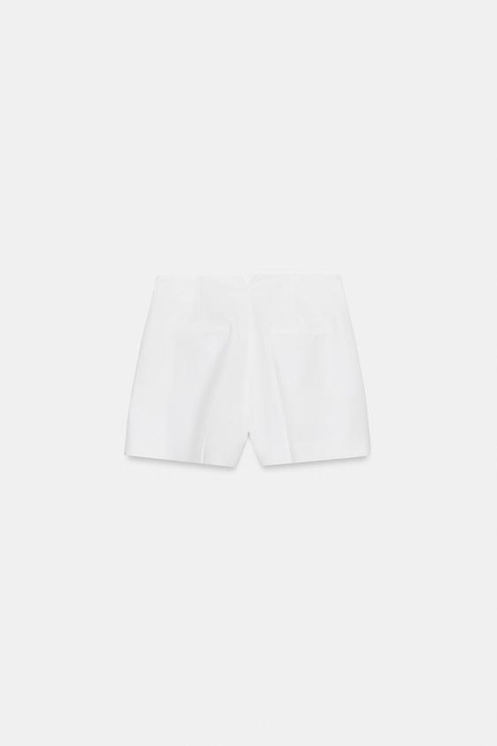 ZARA ШОРТЫ С ВЫСОКОЙ ПОСАДКОЙ, БЕЛЫЙ