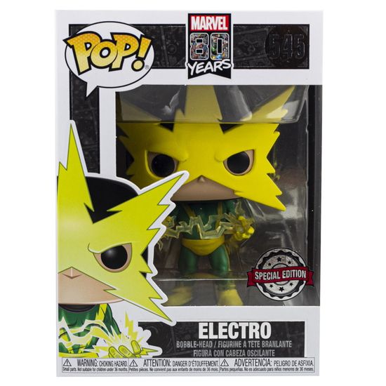 Фигурка Funko POP! Bobble Marvel 80th First Appearance Electro (Exc) 44331