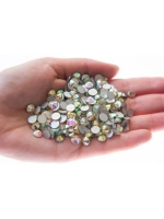 Стразы холодной фиксации стекло Crystal AB ss34