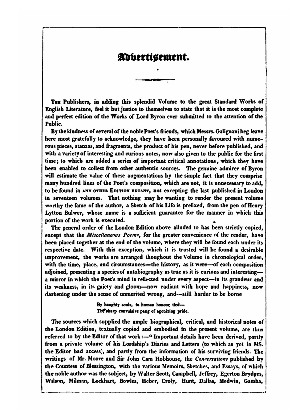 The complete works of lord Byron | George G. Byron; W.H.L.E. Bulwer