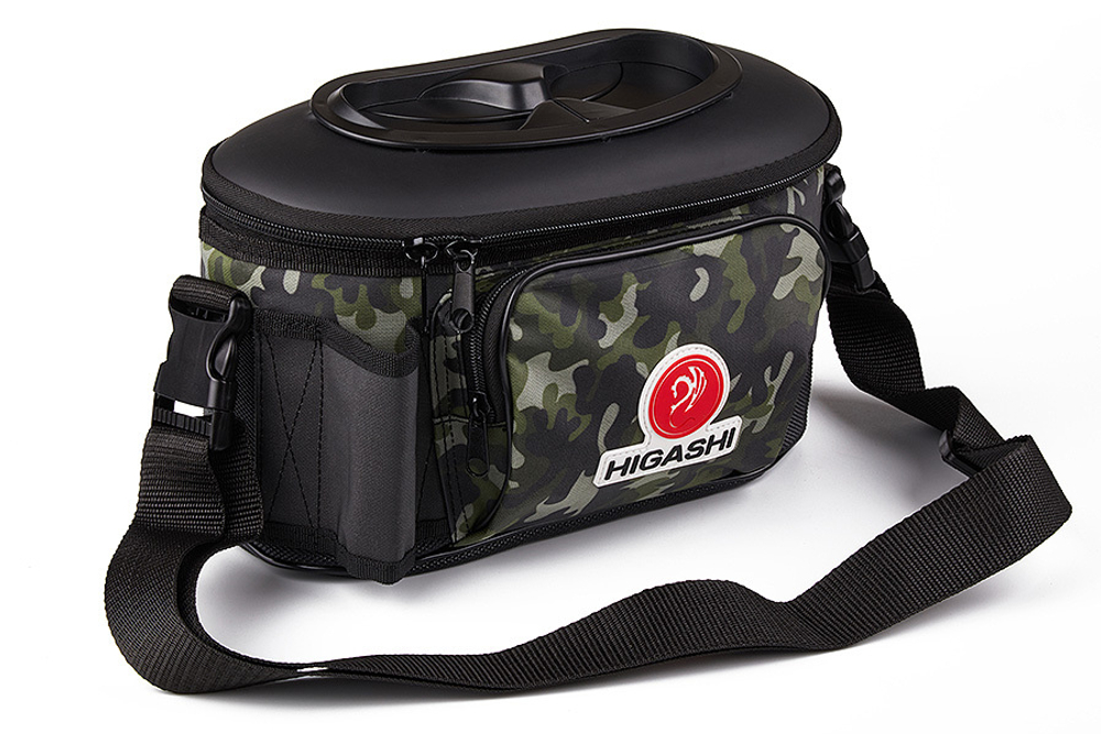 Кан рыболовный HIGASHI Live bait box 4.5L camo