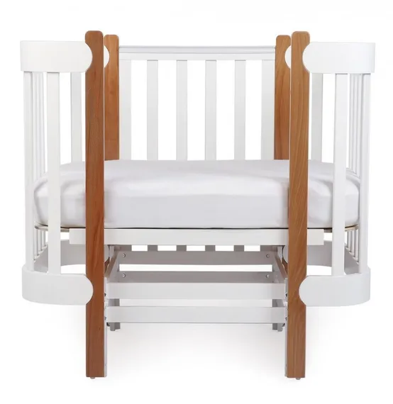 Кроватка-трансформер Happy Baby Mommy Lux Белая