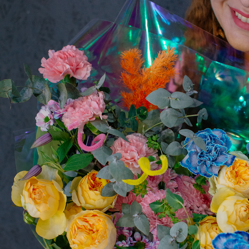 156. Милый забавный дофаминовый букет