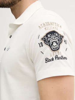Рубашка-поло мужская Black Panthers AERONAUTICA MILITARE