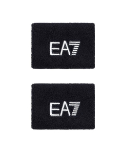 Теннисные напульсники EA7 Tennis Pro - black/white