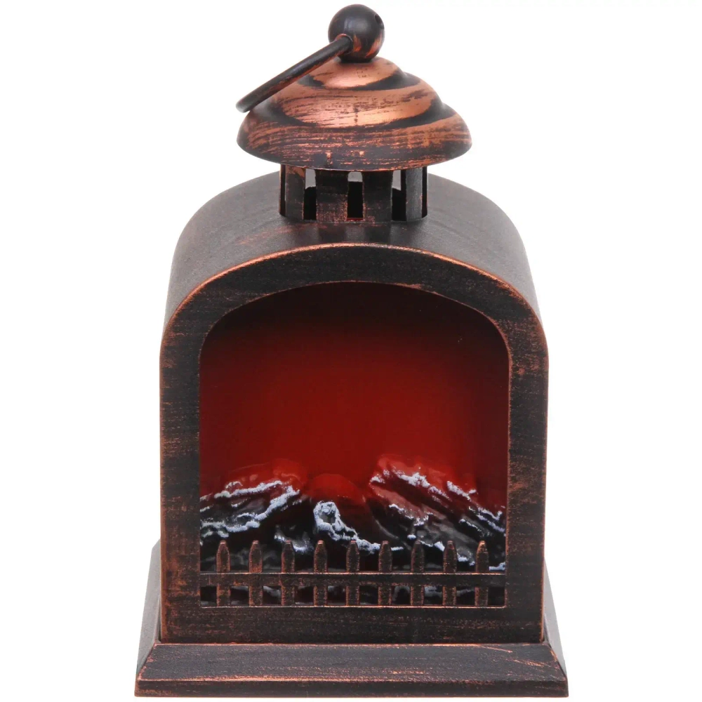 Сувенир с подсветкой «КАМИН - Вечер уюта» 15*12*23 см (питание от USB и батареек)