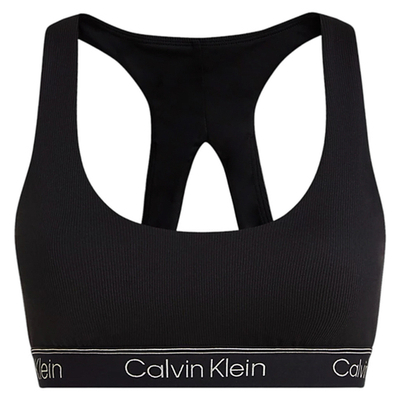 ТОП теннисный Calvin Klein Medium Support Sports Bra - black beauty