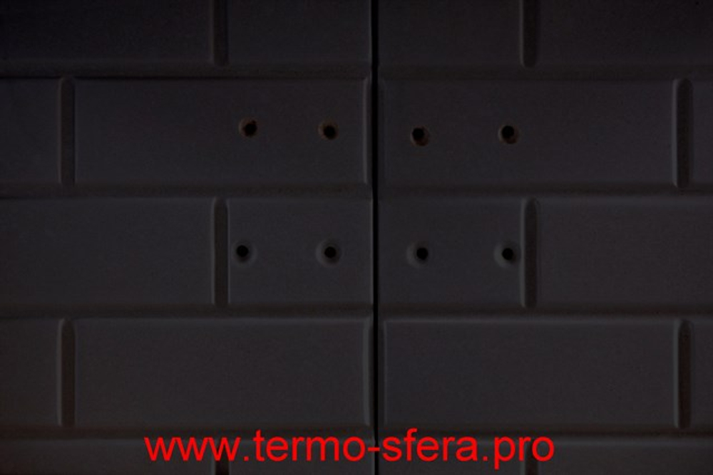 Каминная топка Экокамин ДЕЛЬТА 800 B три стекла принтинг черный шамот