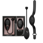 Черное виброяйцо с часами-пультом ДУ Anne's Desire Watchme Technology Remote Control Egg Black