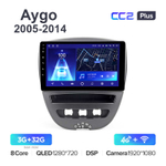 Teyes CC2 Plus 9"для Toyota Aygo 2005-2014