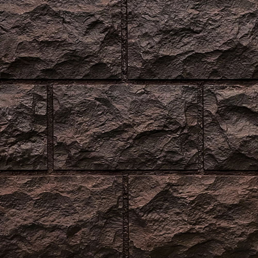 Фасадные панели Доломит, тёмно-коричневый Fineber (Файнбир)