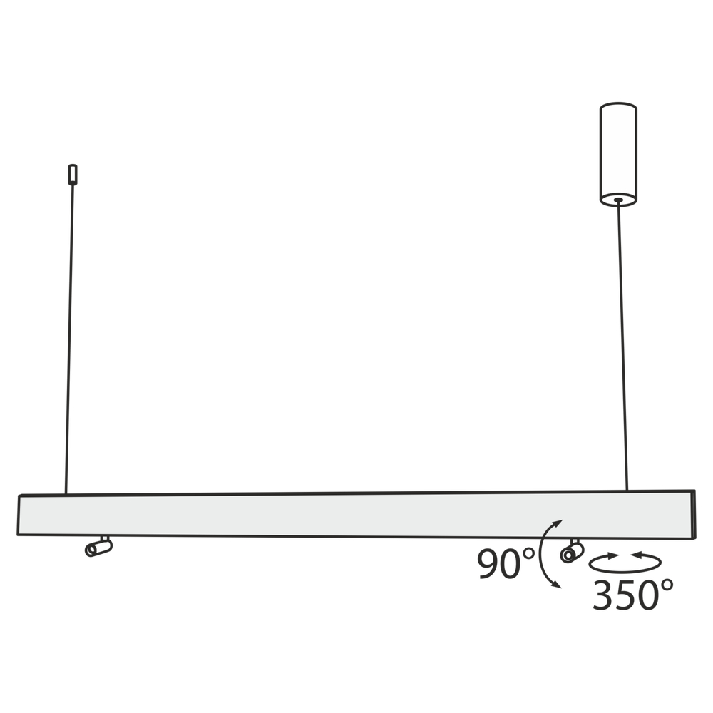 Подвесной светодиодный светильник Maytoni Puntero P068PL-L27W4K